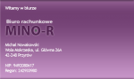 Logo Biuro rachunkowe 'MINO-R' Michał Nowakowski