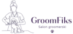 Logo Psi fryzjer - GroomFiks | Salon pielęgnacji psów Pniewy